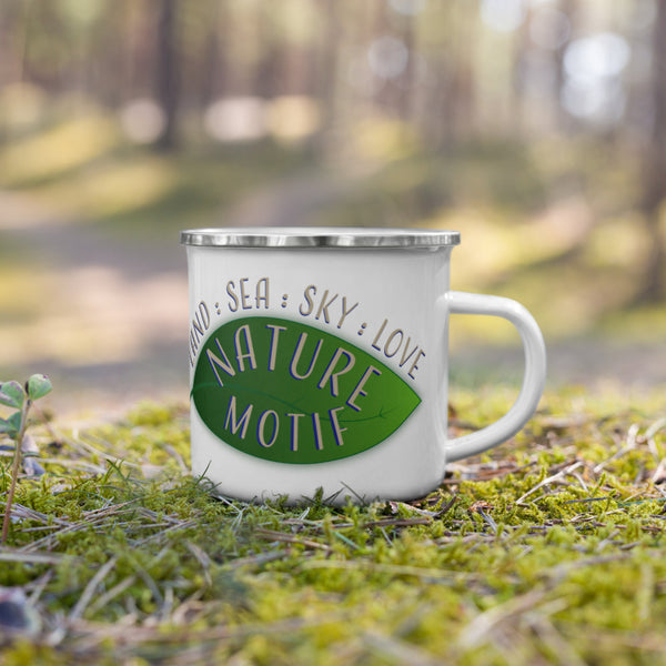 Nature Motif Ring - Enamel Mug
